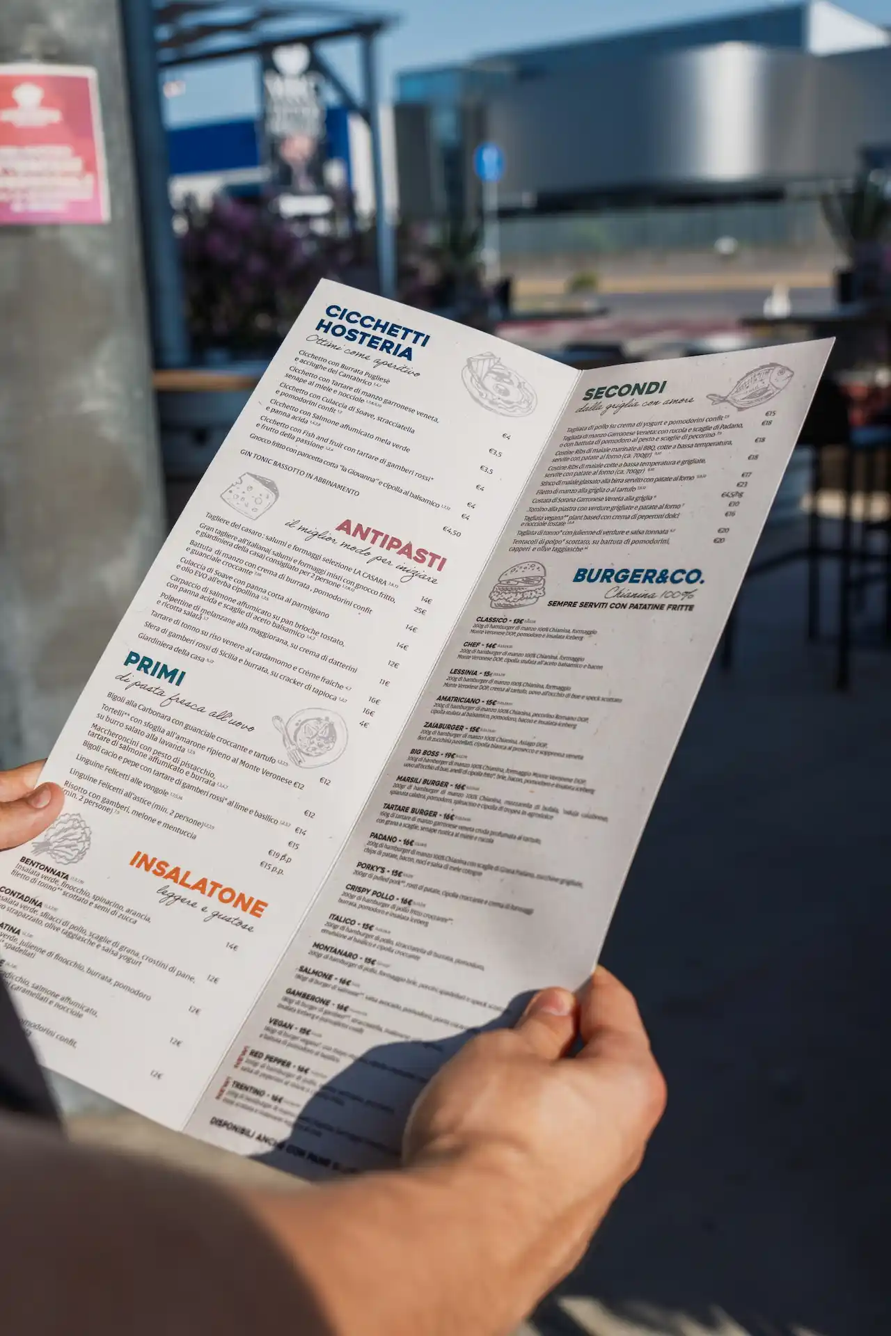 Hosteria Moderna San Bonifacio - Menu
